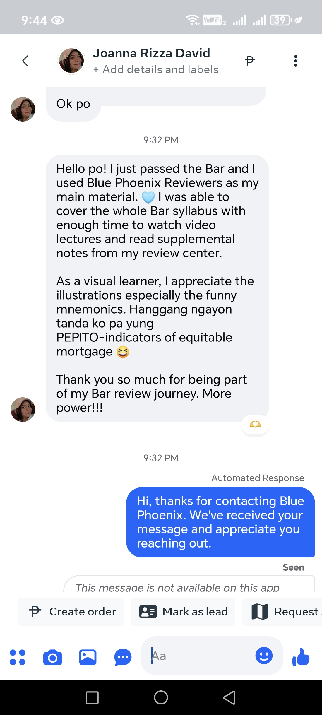Testimonial #135